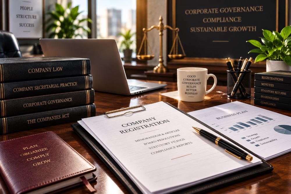Corporate documents and business planning materials.