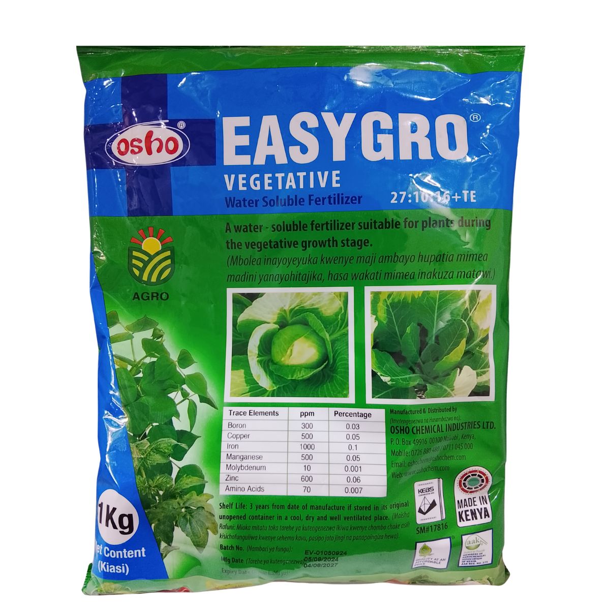EASY GRO VEGETATIVE 1kg